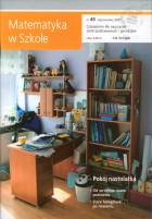 okładka czasopisma Matematyka w Szkole nr 40 (V-VI 2007)