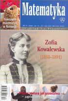 okładka czasopisma Matematyka nr 11 grudzień 2010 (357)